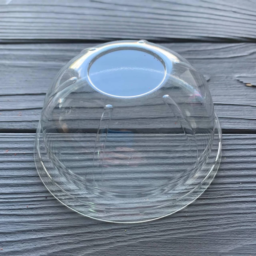 Кришка випукла без отвору ⌀90мм PET для 011585/011507 (100шт/уп|1000шт/ящ)