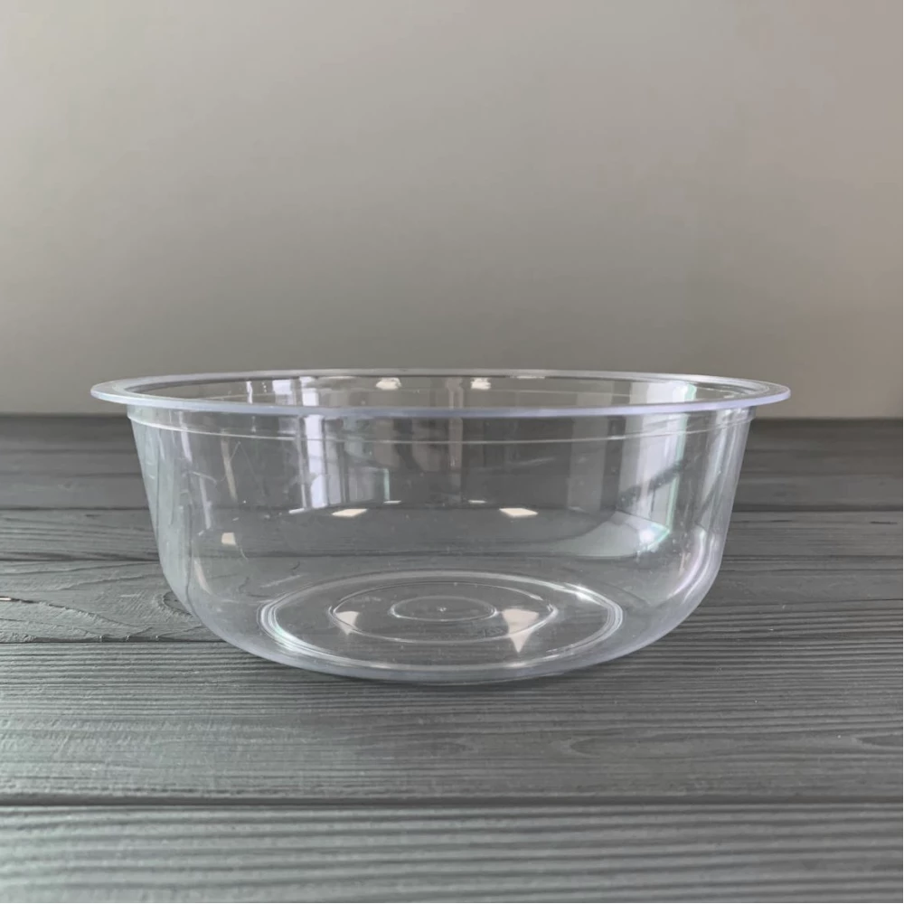 Миска ПС склоподібна прозора 700мл (56шт/ящ) ГП608