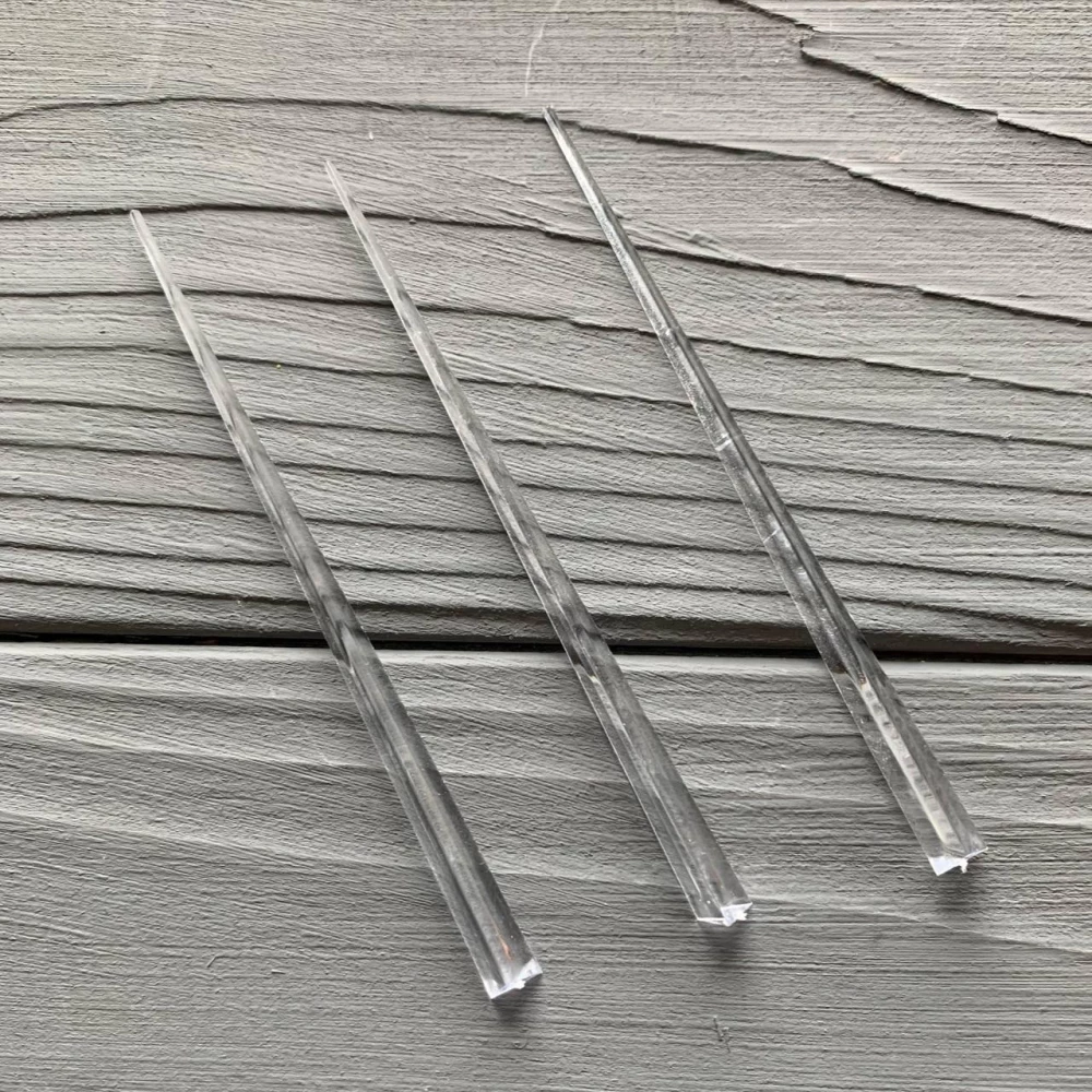 Прикраса-шпажка “Кристал“ прозорий (500шт/уп|20000шт/ящ)