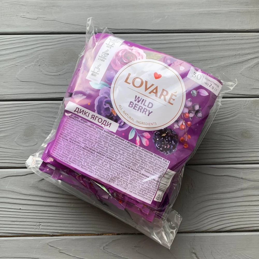 Чай Lovare Дикі ягоди 50*1,5г