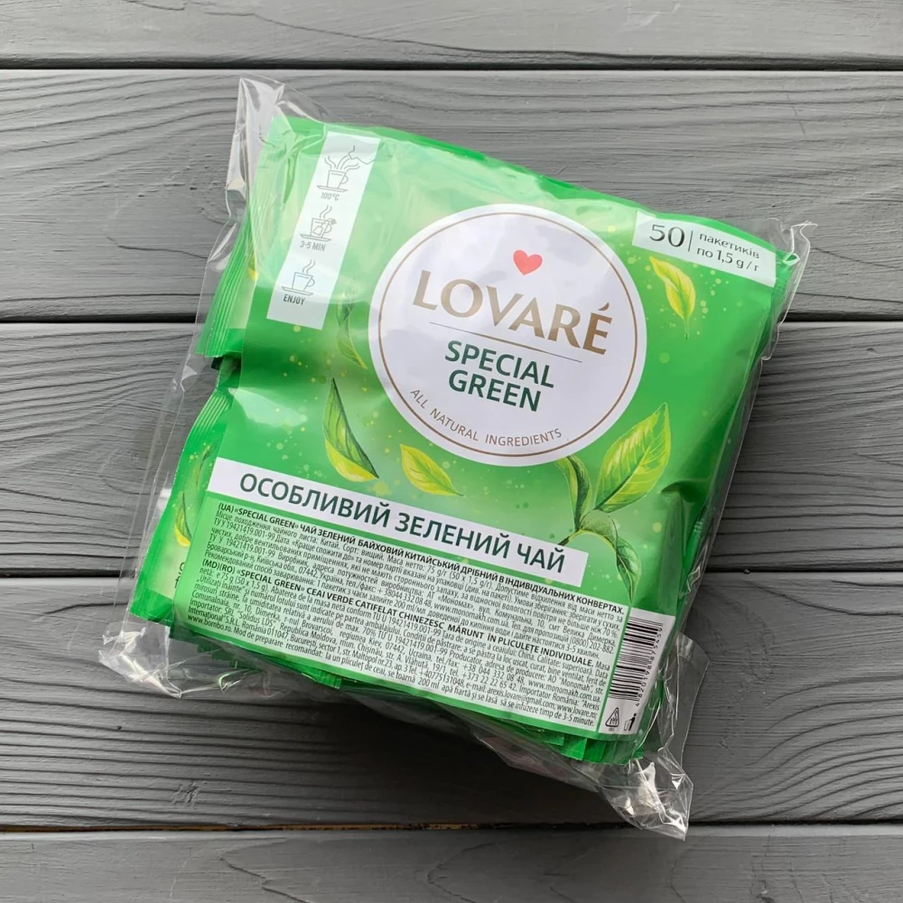 Чай Lovare Travel “Oolong tea“ 50*1,5г (Special Green)