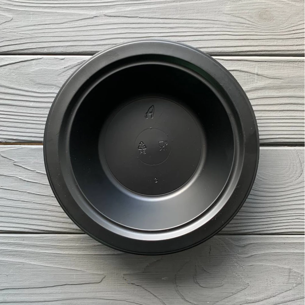 Тарілка для деcерта 176мм Преміум Чорна PS (50/1600)