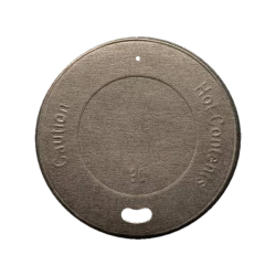 Кришка паперова для стакана чорна 90мм (50/1600)