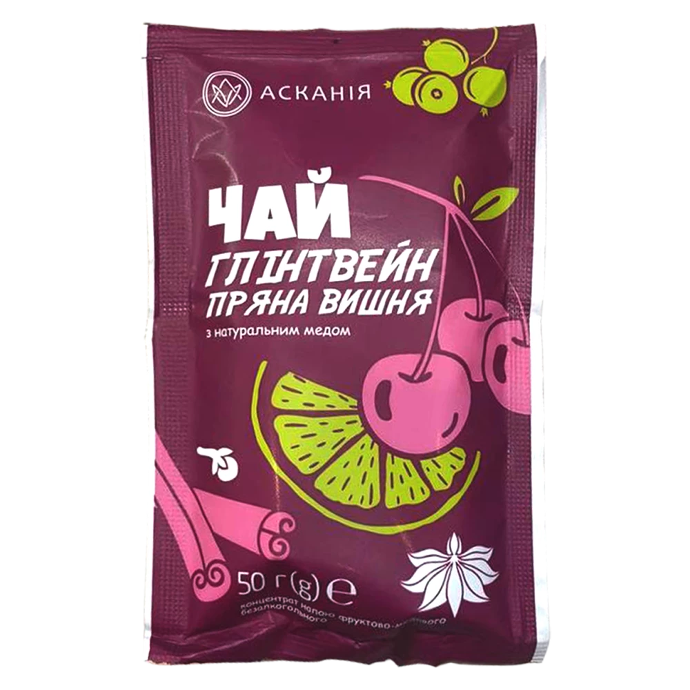 Чай-сашет “Глінтвейн пряна вишня“ 50гр (12шт/уп)