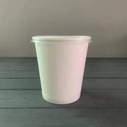 Супник бумажный Белый 750мл с крышкой ПП115-х (25шт/уп|450шт/ящ)