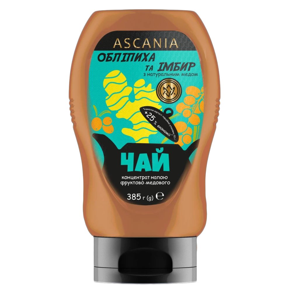 Чай-пляшка Обліпиха-Імбірь 300 мл (400гр)
