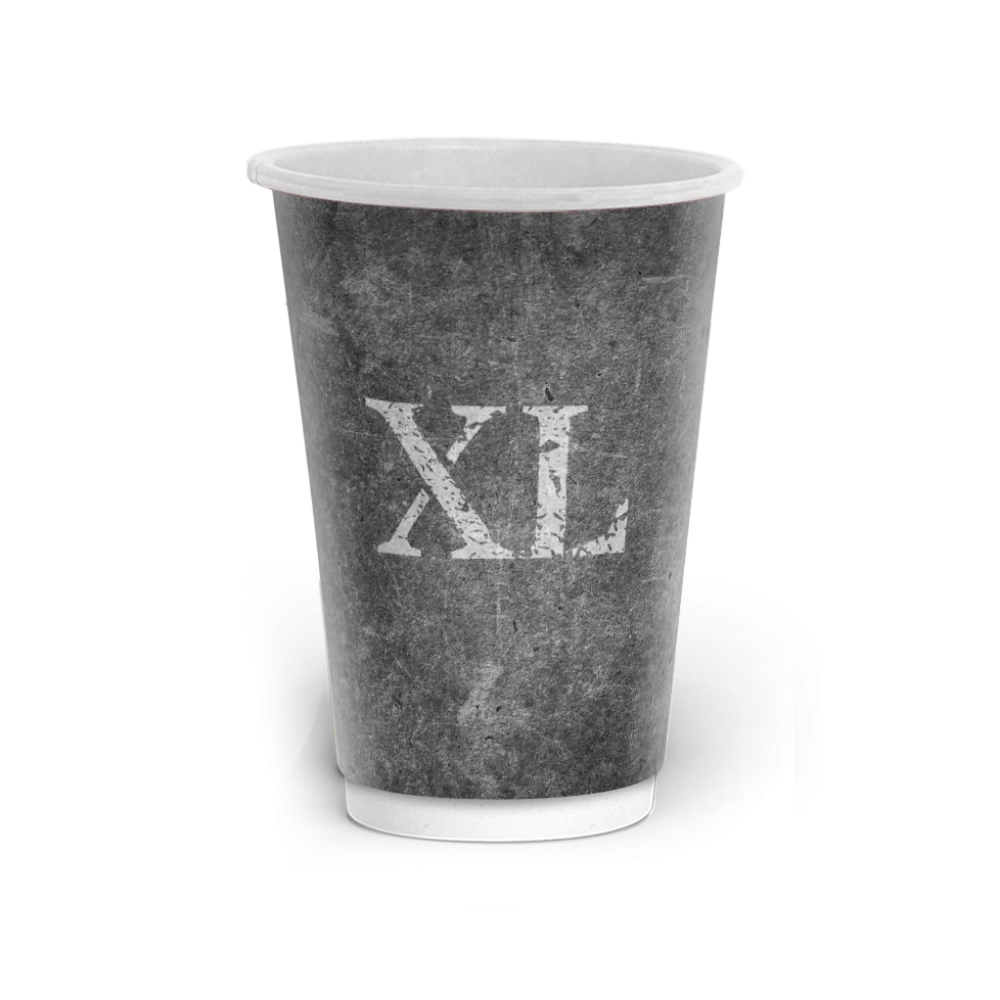 Double wall стакан «SML» 500мл (двухслойный) 20шт/уп 90мм FC