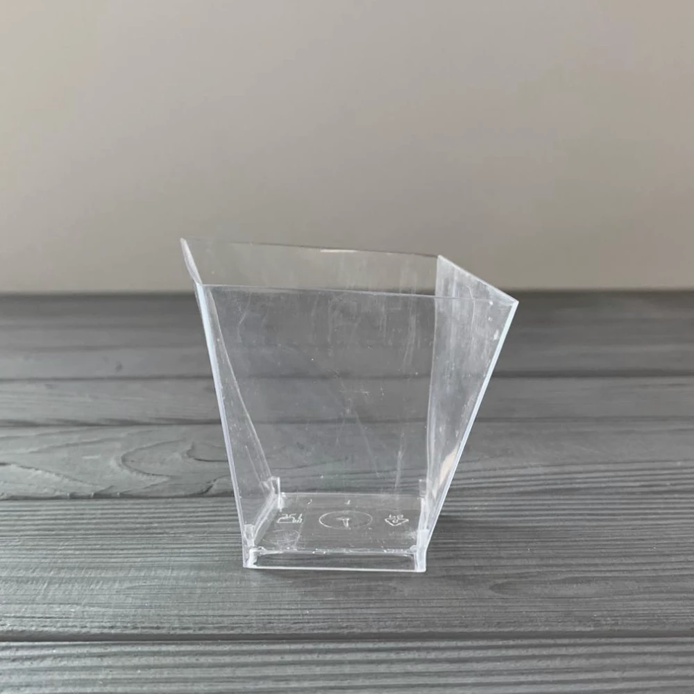 Десертниця склоподібна прозора “Трапеційна“ 130мл (240шт/ящ|20шт/уп) ГП582