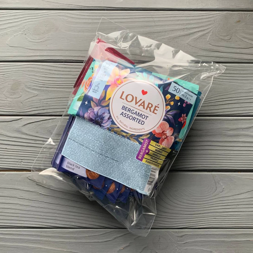 Чай lovare бергамот асорті
