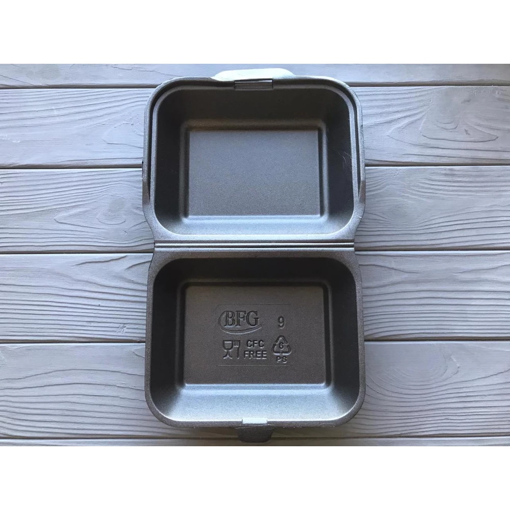 Ланч-бокс HB-9 білий (250шт) 185x155x70