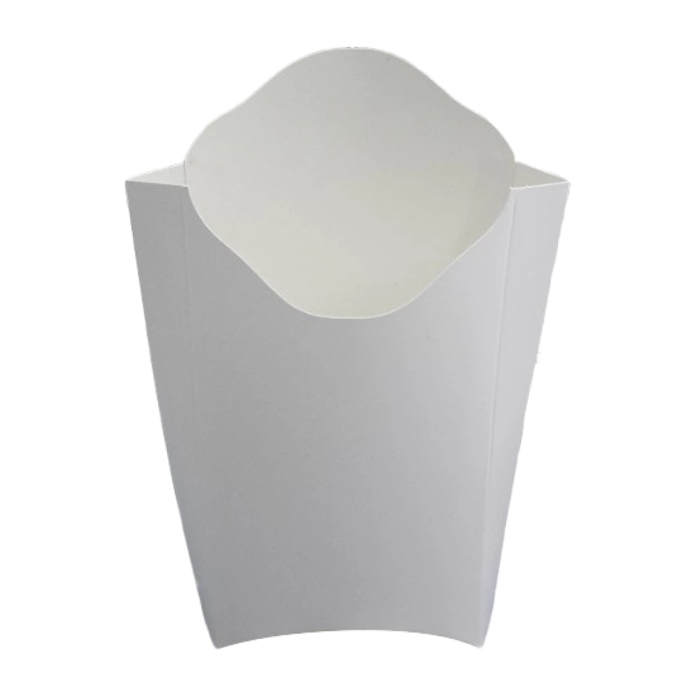 PLFW3 Упаковка для картоплі фрі картона біла MAXI (50/2000)