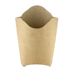 PLFK2 Паковання для картоплі фрі картонна крафт MIDI (50/2000)
