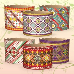 Форма для кулича Крафт “Традиционная“ Ø155 мм, высота 115 мм ФП56