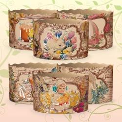 Форма для паски Крафт “Вікторіанська“ Ø110 мм, висота 85 мм ФП49