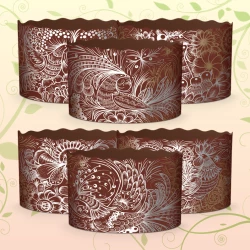 Форма для паски Крафт “Жар птиця“ Ø110 мм, висота 85 мм ФП47