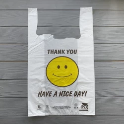 Пакет майка “Have a nice day“ 20мкм 20кг 30х50 см (250шт/уп|2500шт/ящ) С40