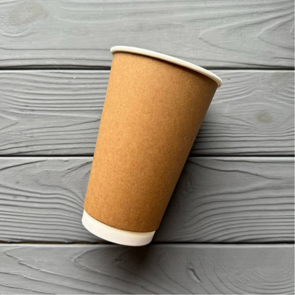 Стакан двошаровий Крафт 450мл 90мм (20шт/уп|24уп/ящ) UMDK450