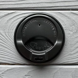 Кришка для стакана  “FIB“ Чорна 70мм (50шт/уп|40уп/ящ) FIB70B