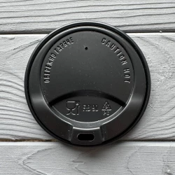 Кришка для стакана  “FIB“ Чорна 90мм (50шт/уп|24уп/ящ) FIB90B