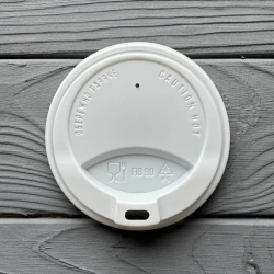 Кришка для стакана  “FIB“ Біла 90мм (50шт/уп|24уп/ящ) FIB90W