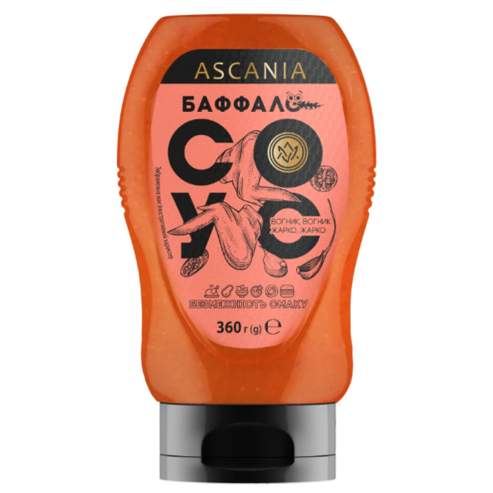 Соус-бутылка Баффало 300 мл (360гр) (10шт/ящ)