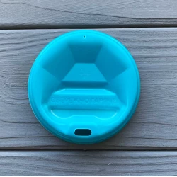 Кришка для стакана Бірюзова 69 мм