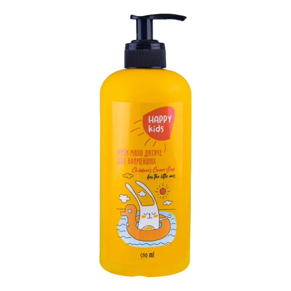 Рідке крем-мило “Happy kids“ ПЕ пляшка з дозатором 0.5 кг (дитяче)