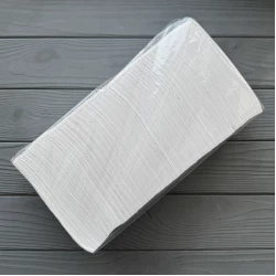 Серветка столова 2 шарова 30х30см Біла 1/8 складання 200шт/уп|5уп/ящ CP2