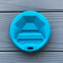 Кришка для стакана Бірюзова 91 мм