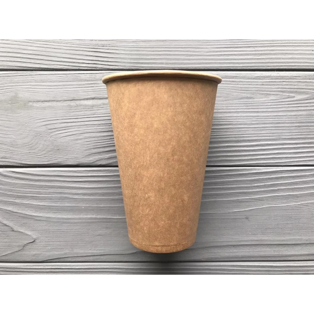 Стакан крафт одношаровий 420мл KV 88мм (50/1500)