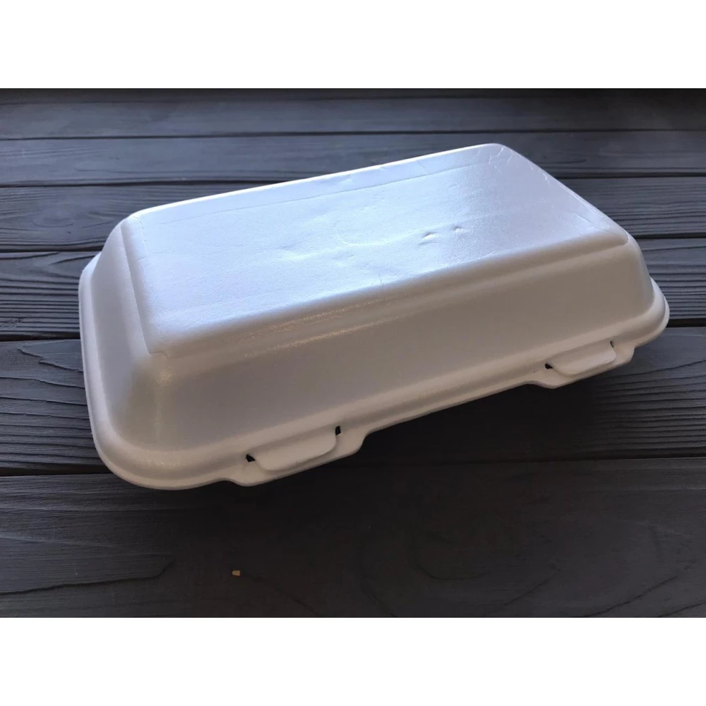 Ланч-бокс HB-10 білий (250шт) 240x155x70 мм