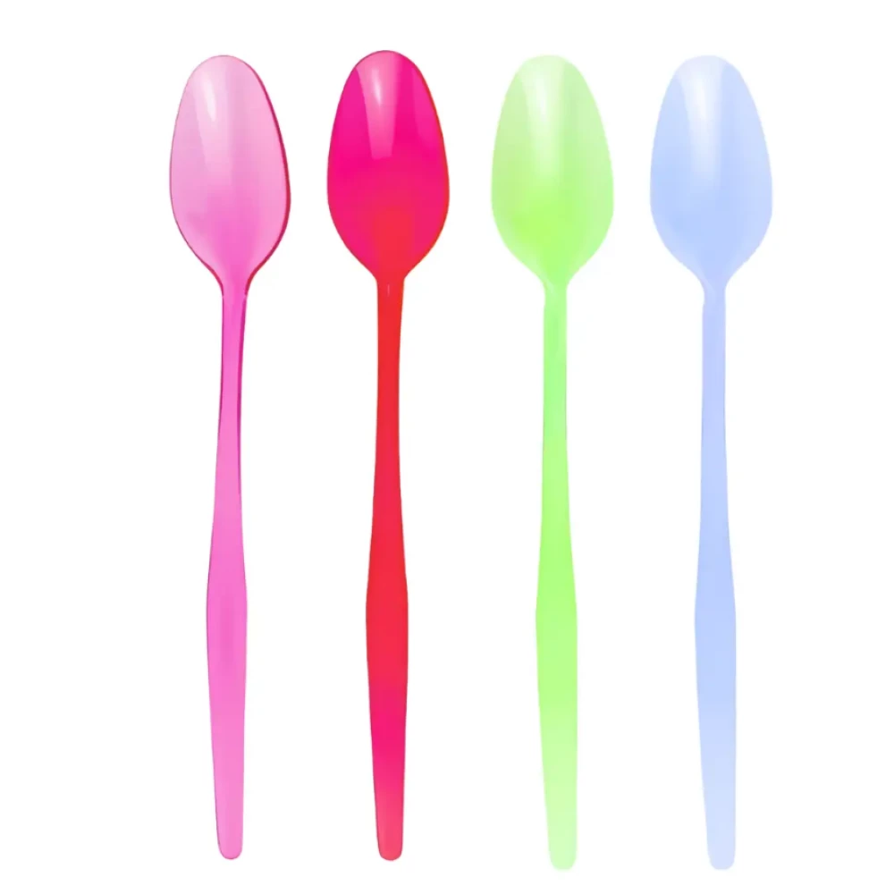 Ложечка коктельна кольорова (100шт|уп/36уп|ящ)