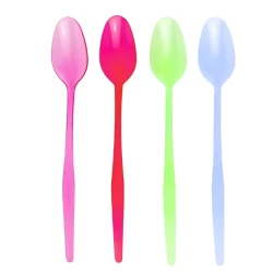 Ложечка коктельна кольорова (100шт|уп/36уп|ящ)