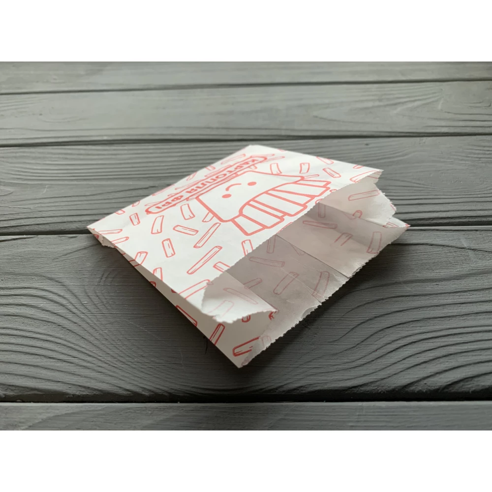 Упаковка для картофеля фри средняя (100-150г) 210Ф