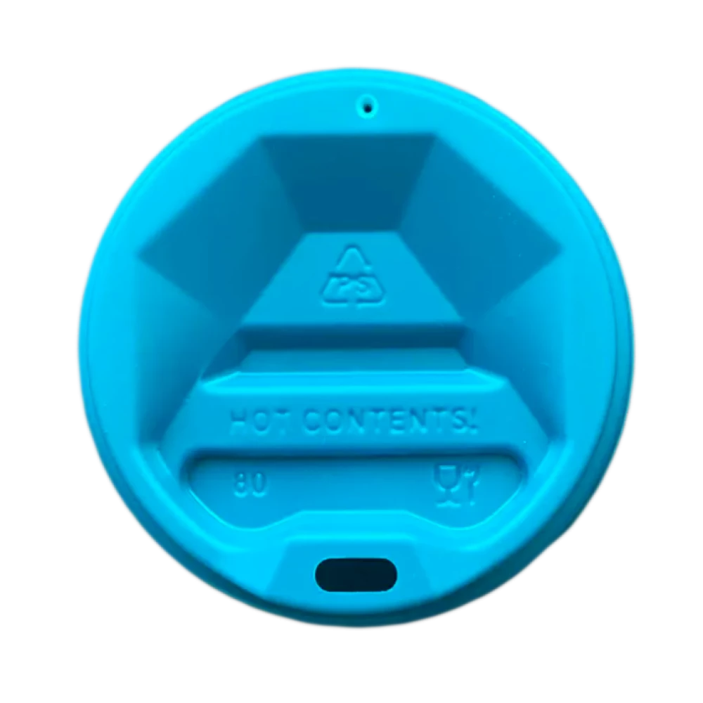 Кришка для стакана Бірюзова 71 мм