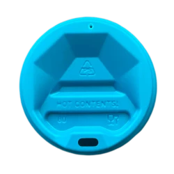 Кришка для стакана Бірюзова 71 мм