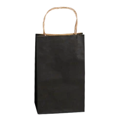 Пакет дно-ручки чорний/бурий 150х90х360 80г/м2 (50шт/уп|250шт/ящ) 955Ф