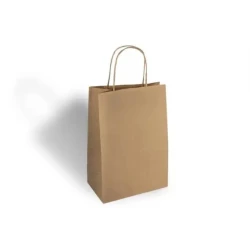 Пакет дно-ручки бурий 310х200х350 80г/м2 (50шт/уп|150шт/ящ) 957Ф