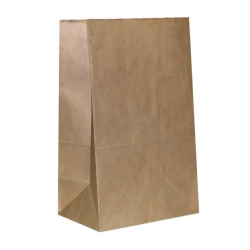 Пакет дно бурий 310х200х350 80г/м2 (50шт/уп|150шт/ящ) 958Ф