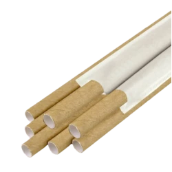 Трубочка бумажная крафт в инд.уп. D6-195мм (100шт/уп) ТПКИ6-195