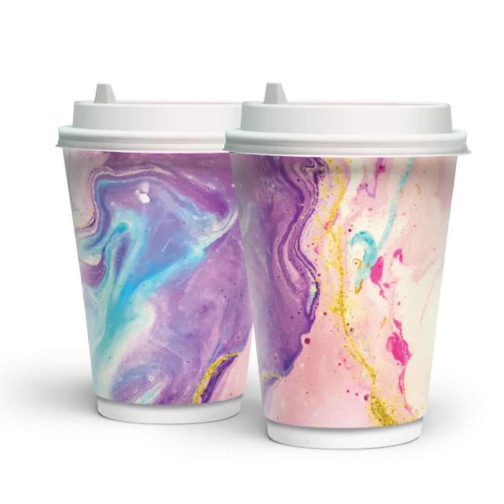 Double wall стакан Арт 110 мл (двошаровий) FC 25шт/уп