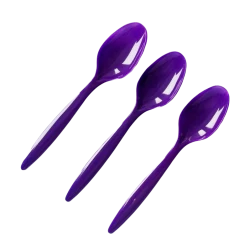 Ложечка ПС чайна фіолетова 12см (50шт/уп|3000шт/ящ) ГП683