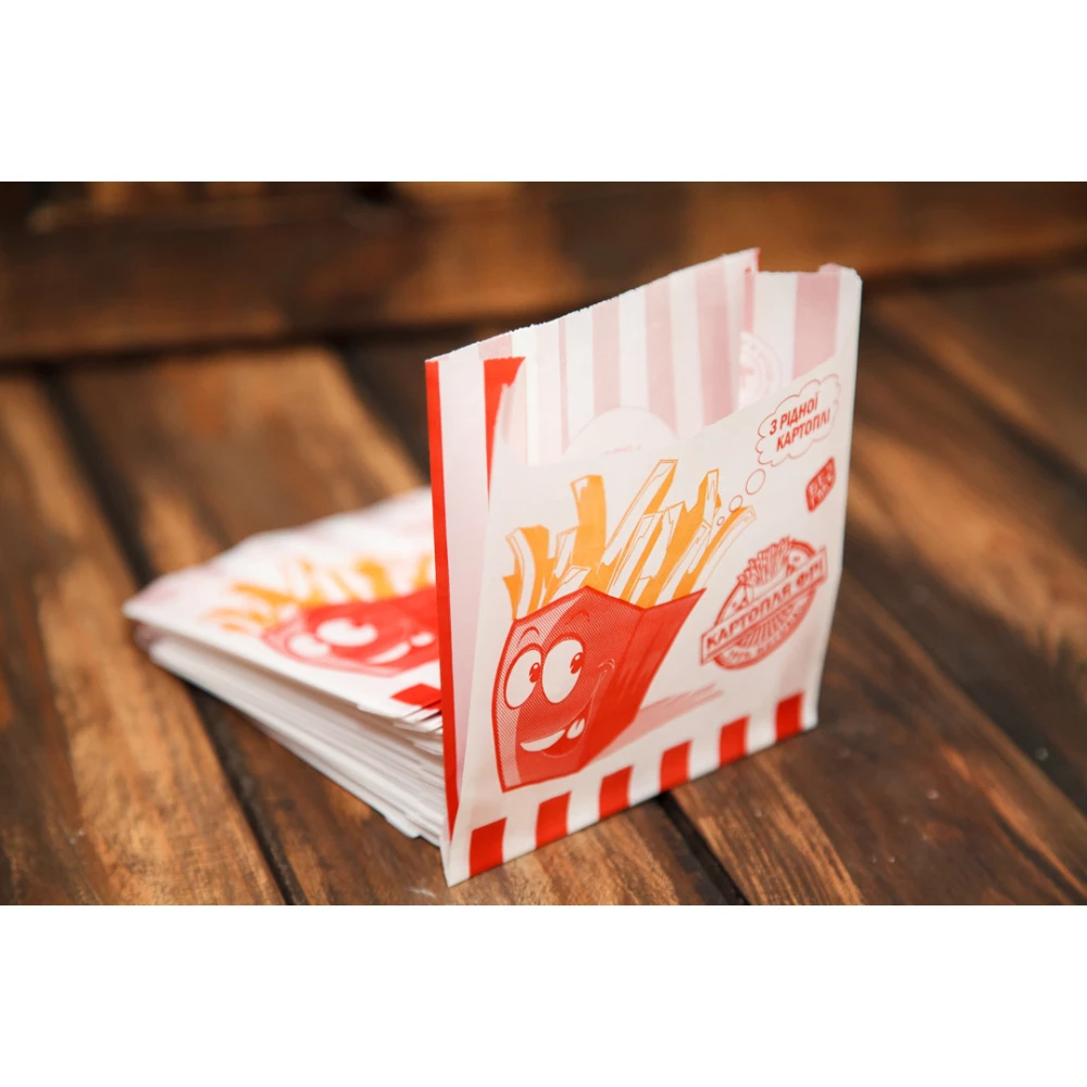 Упаковка для картоплі фрі середня (200г) 1786 (250)