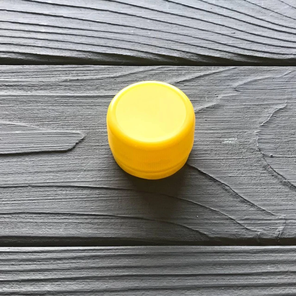 Кришка ПЕТ жовта (28мм) (2500шт/ящ)