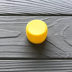 Кришка ПЕТ жовта (28мм) (2500шт/ящ)