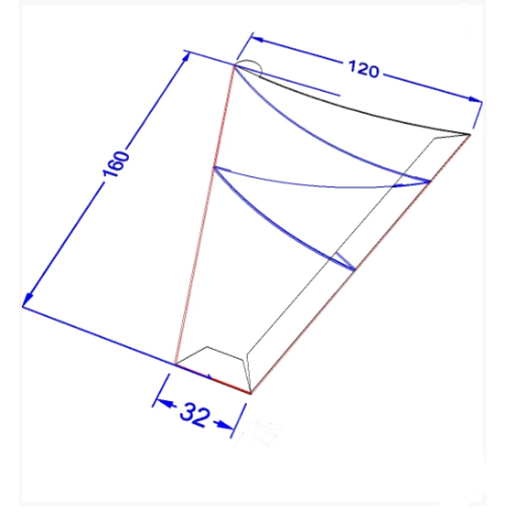 Картонна упаковка для млинців “Міні“ Біла