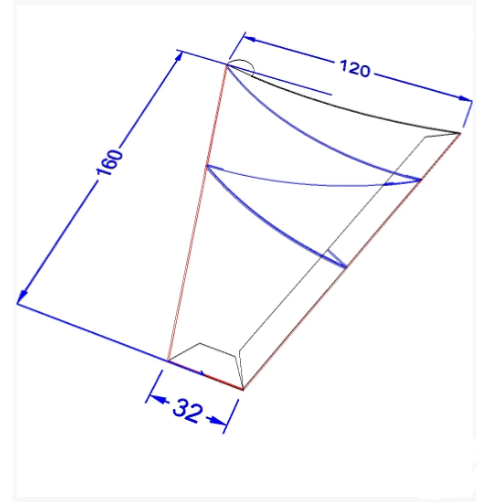 Картонна упаковка для млинців “Міні“ темна