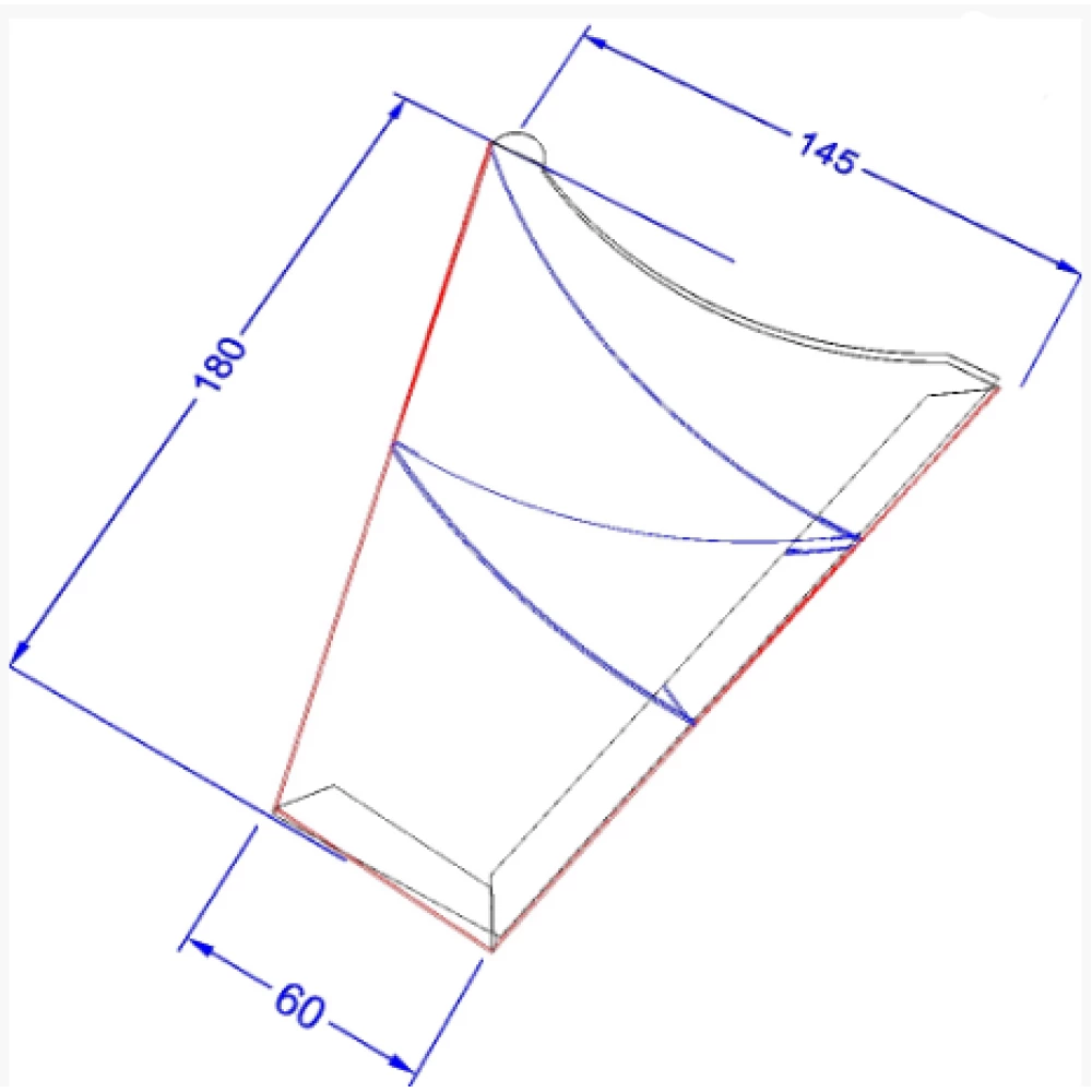 Картонна упаковка для млинців “Максі“ біла