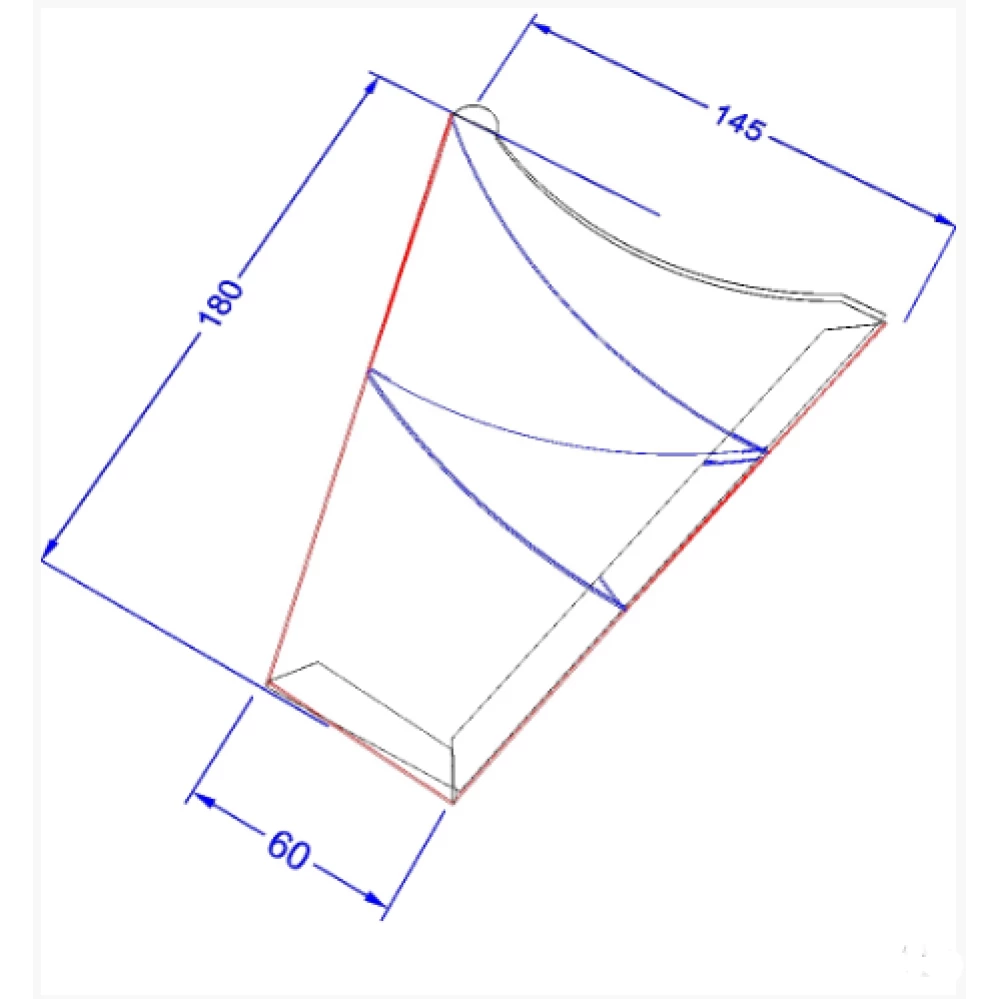 Картонна упаковка для млинців “Максі“ крафт