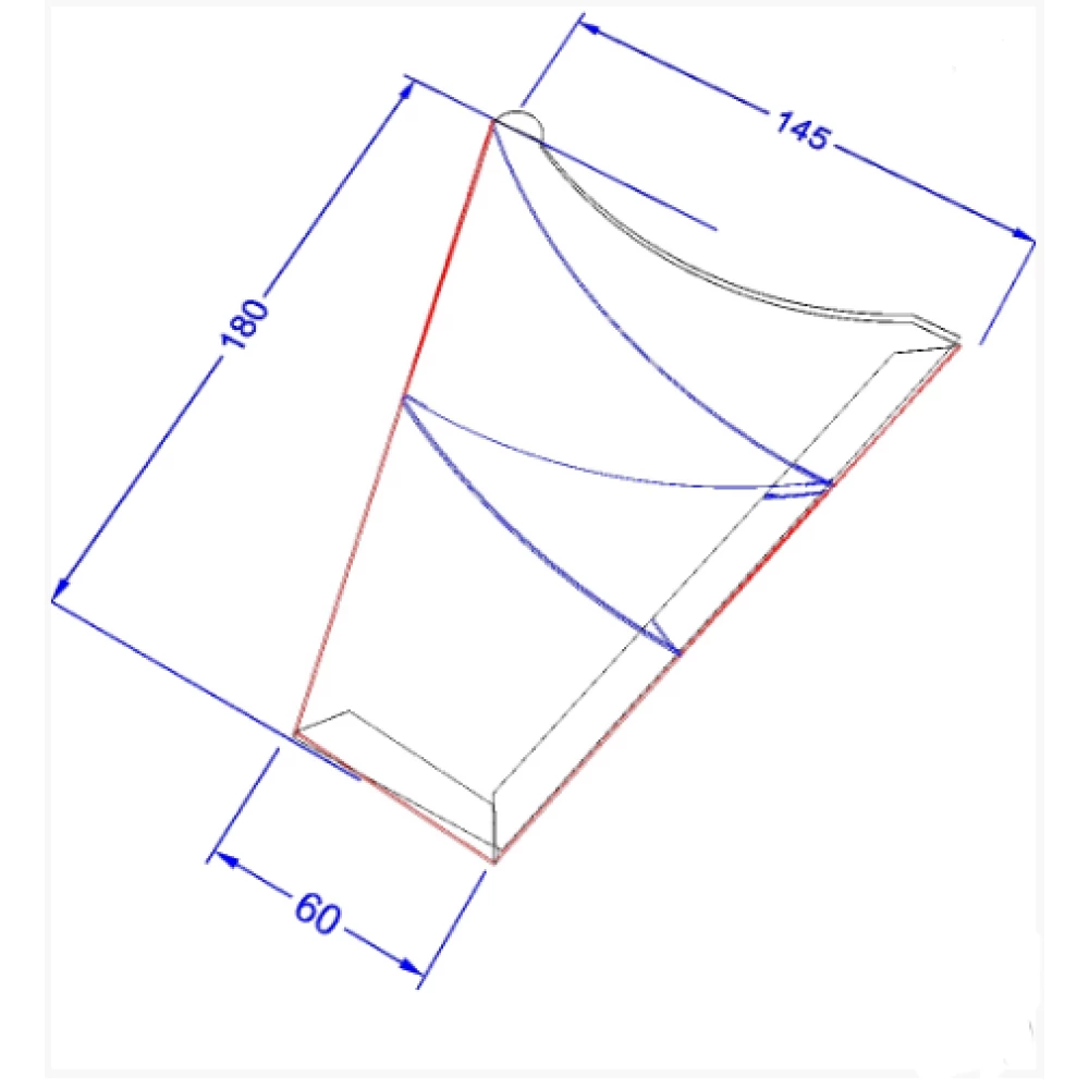 Картонна упаковка для млинців “Максі“ темна